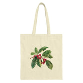 Coffee Plant Tote Bag, Botanical Tote, Nature Lover Gift, Unique Shopping Bag, Reusable Bag, Coffee Bean Design, Coffee Theme Tote - Tawshia